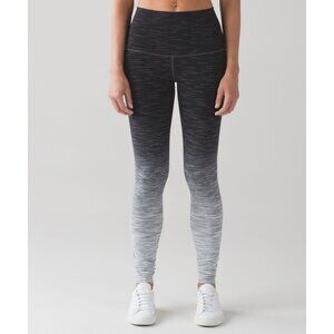 Lululemon Wunder Under Hi-Rise Ombre Melange Leggings Performance Wear Size 4